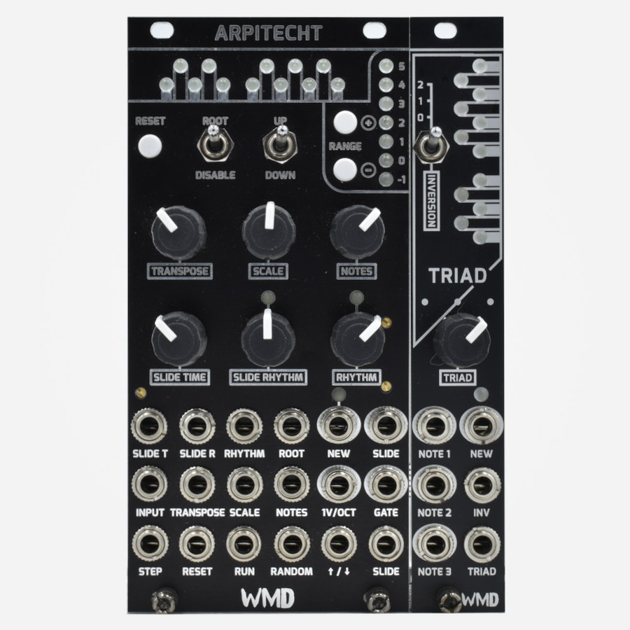 Used WMD ARPITECHT with TRIAD EXPANDER (Black) Eurorack Quantizer Chord Generator and Arpeggiator Module