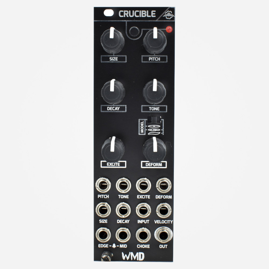 WMD Crucible Eurorack Physical Modelling Resonator for Curved Metal and Cymbal Sounds Eurorack Percussion Module