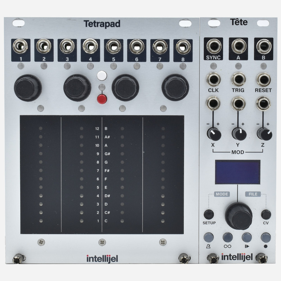 Used Intellijel TETRAPAD with TETE Expander Eurorack Tactile Voltage Source