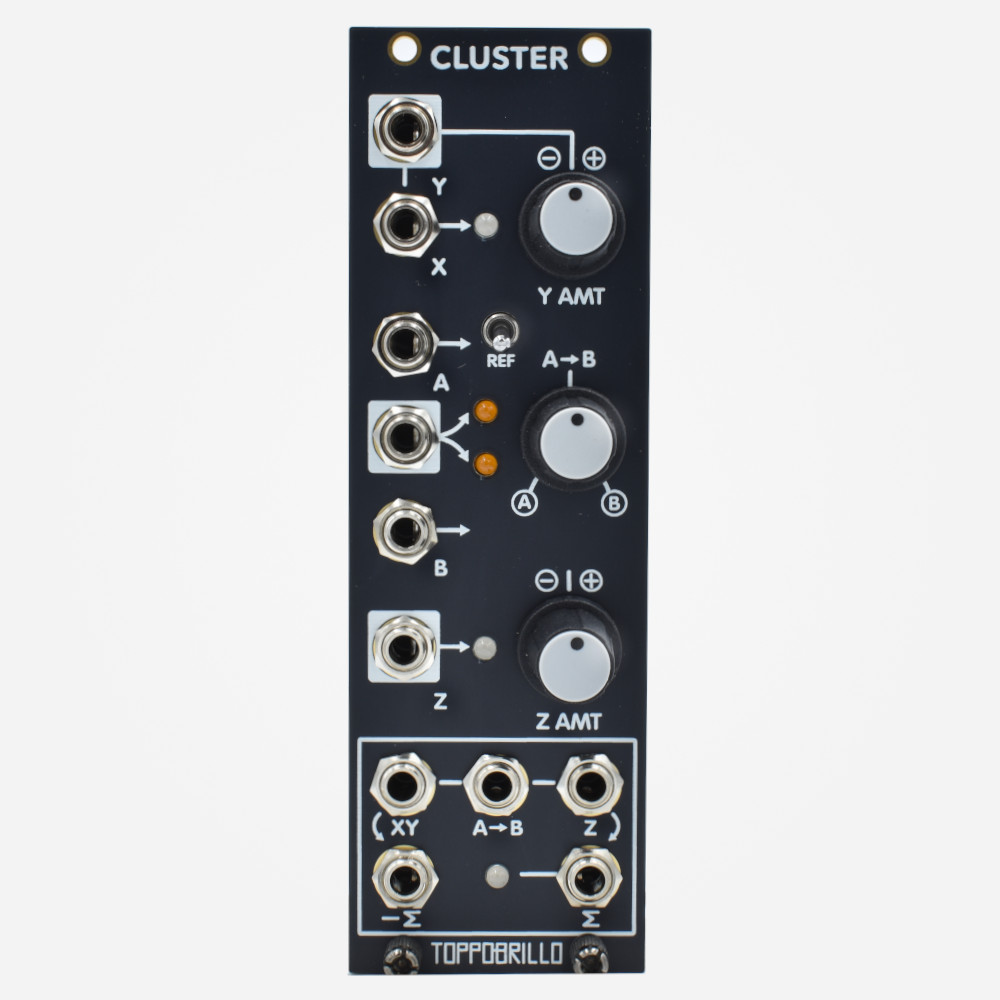 Toppobrillo Cluster モジュラーシンセ ユーロラック toppobrillo CLUSTER モジュラーシンセ ユーロラック - メルカリ