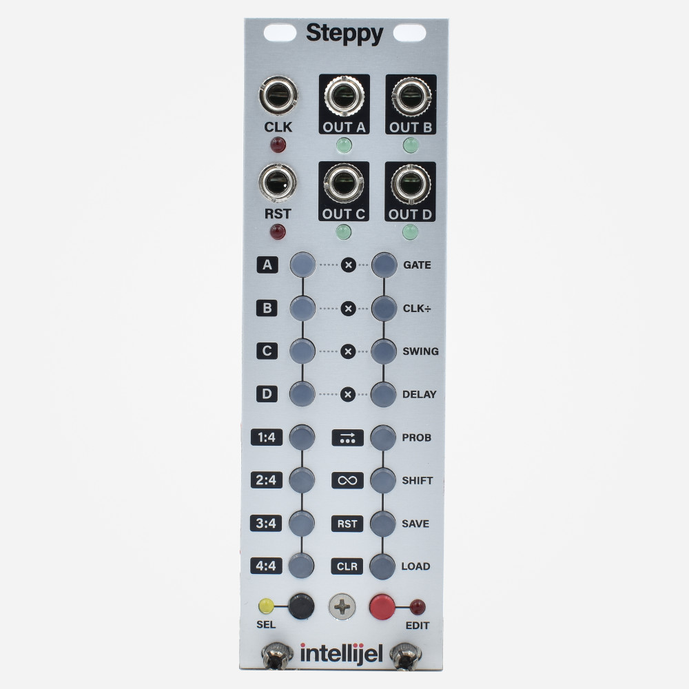 までの Intellijel/Steppy 1U：宮地器 ミュージックオンライン ボタンを