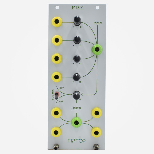 鍵盤楽器 Tiptop Audio Mixz (White Panel) Tiptop Audio MIXZ Mixer - Perfect Circuit