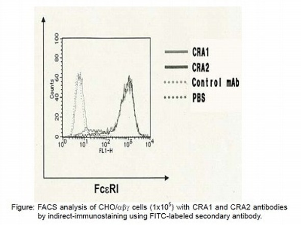 Anti High Affinity Immunoglobulin Epsilon Receptor Subunit Alpha (FCER1A) mAb (Clone CRA2, Biotin-conjugated)