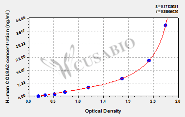 Human Collagen alpha-2 (VIII) chain (COL8A2) ELISA kit