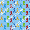 CDS Printed Pattern Vinyl | Autism Awareness Ribbon 1