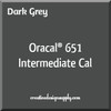 Oracal® 651 Intermediate Cal | Dark Grey