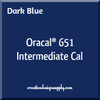 Oracal® 651 Intermediate Cal | Dark Blue