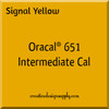 Oracal® 651 Intermediate Cal | Signal Yellow