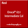 Oracal® 651 Intermediate Cal | Red