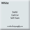 Stahls' Cad-Cut Soft Foam | White