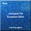 ColorSplash PSV Transparent Glitter | Blue