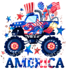 ColorSplash Ultra | America Monster Truck