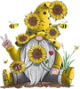 ColorSplash Ultra Transfers | Sunflower Gnome