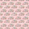 Printed Pattern Vinyl | Pink and Teal Christmas 3