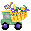 ColorSplash Ultra | Mardi Gras Dump Truck