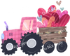 ColorSplash Ultra | Kids Pink Valentine Tractor