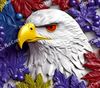 ColorSplash Ultra Tumbler Wraps| 3D Patriotic Eagle CF 28