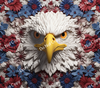 ColorSplash Ultra Tumbler Wraps| 3D Patriotic Eagle CF 13