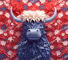 ColorSplash Ultra Tumbler Wraps| 3D Patriotic Highland Cow CF 8