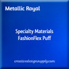 Specialty Materials™ FashionFlex® Puff | Metallic Royal Blue