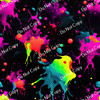 Pretty Printed Vinyl | Neon Paint Splash CF 3