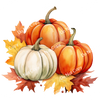 ColorSplash Ultra | Watercolor Fall Pumpkins 1