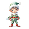 ColorSplash Ultra | Watercolor Christmas Elves 34