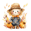ColorSplash Ultra | Watercolor Fall Scarecrow 14