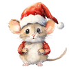ColorSplash Ultra | Watercolor Christmas Mice 10