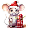 ColorSplash Ultra | Watercolor Christmas Mice 6