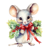 ColorSplash Ultra | Watercolor Christmas Mice 2