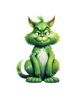 ColorSplash Ultra | Green Christmas Cats CF 11