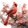 ColorSplash Ultra | Floral Red Cardinal 4