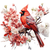 ColorSplash Ultra | Floral Red Cardinal 3