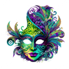 ColorSplash Ultra | Mardi Gras Mask CF 5