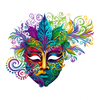 ColorSplash Ultra | Mardi Gras Mask CF 2