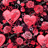 CDS Printed Pattern Vinyl | Valentine DBG 1