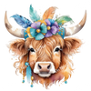 ColorSplash Ultra | Mardi Gras Highland Cow CF 11