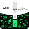 Teckwrap Glow in the Dark Glitter HTV | White