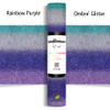 Teckwrap Ombre' Glitter HTV | Rainbow Purple