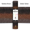 Teckwrap Ombre' Glitter HTV | Rainbow Brown