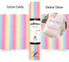 Teckwrap Ombre' Glitter HTV | Cotton Candy