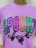 Spooky Vibes Neon Violet Comfort Colors RTW Tee