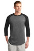 Dark Heather/Black ST 3/4 Sleeve