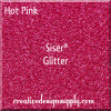 Hot Pink Siser Glitter 20"