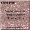 Pressure Sensitive GlitterFlex® Ultra | Silver Pink
