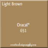 Oracal 651 | Light Brown