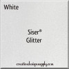 Siser® 12" Glitter Heat Transfer Vinyl | White