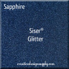 Siser® 12" Glitter Heat Transfer Vinyl | Sapphire