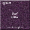 Siser® 12" Glitter Heat Transfer Vinyl | Eggplant